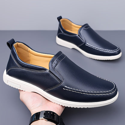 Men's All-Season Casual Flat Shoes - Slip-On Oxford & Derby Style