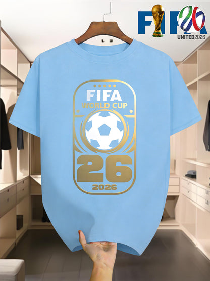 FIFA 2026 World Cup Men's Casual Crew Neck T-Shirt