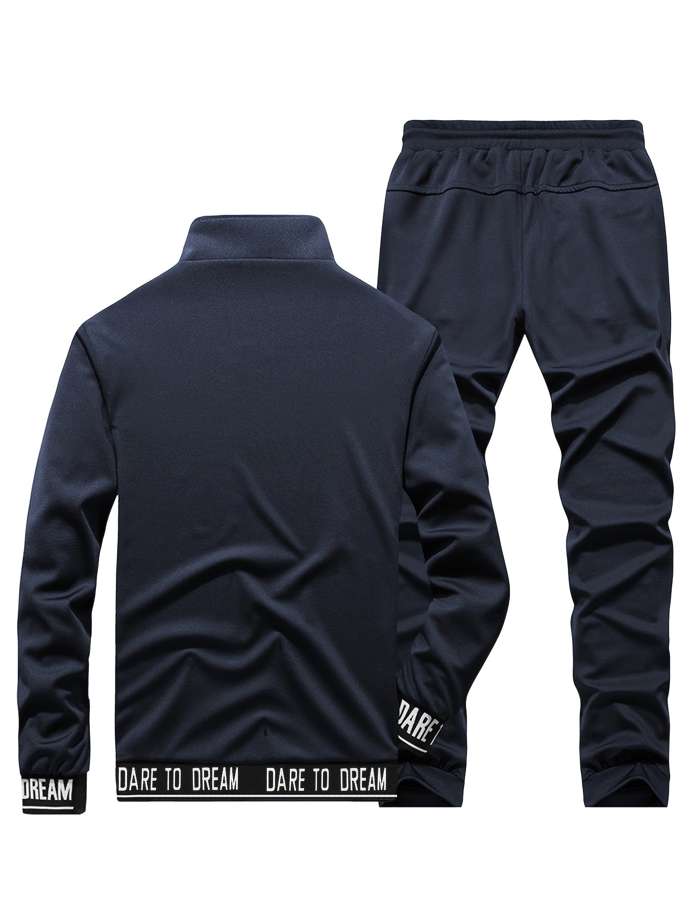 Spring and Autumn Outdoor Men's Sports Casual Suit with Jacket and Pants Two-Piece Set