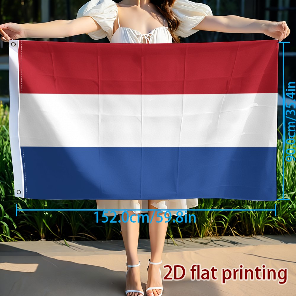Dutch Flag Polyester Fan Support Flag for Sports & Events