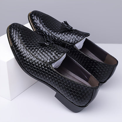 Men's Casual Slip-On Low Top PU Shoes for All Seasons