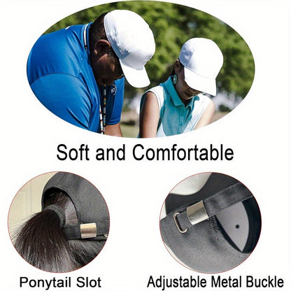 2 Pack Lightweight Baseball Caps for Men & Women - 100% Polyester Golf Dad Hats with 6-Panel Design, Breathable Unisex Casual Hats for Father’s Day, Golf, Sports & Outdoor Activities (Grey & Black), Father's Day Gift, Versa