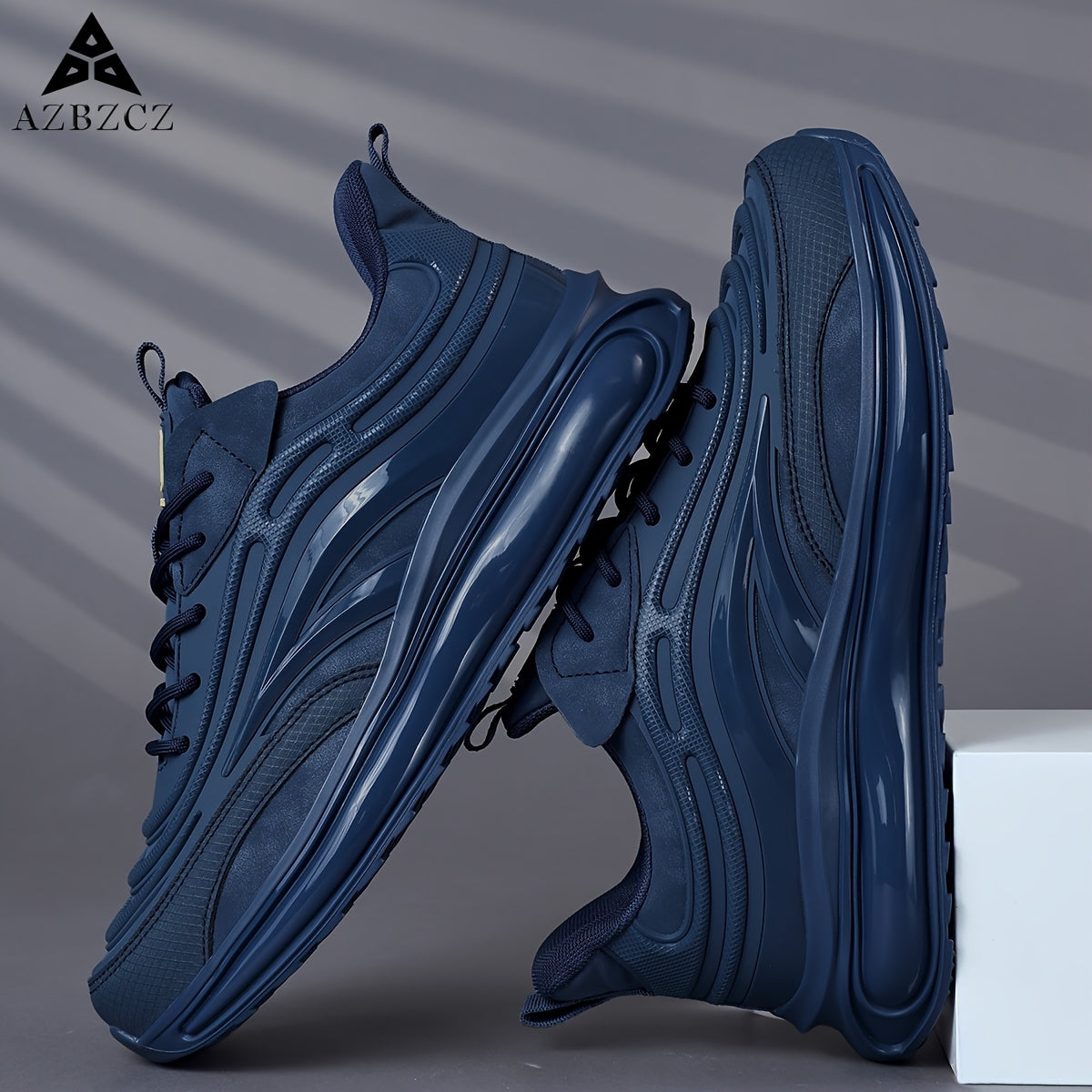 Men's Casual Low-Top Lace-Up Sneakers - Comfortable PU Shoes