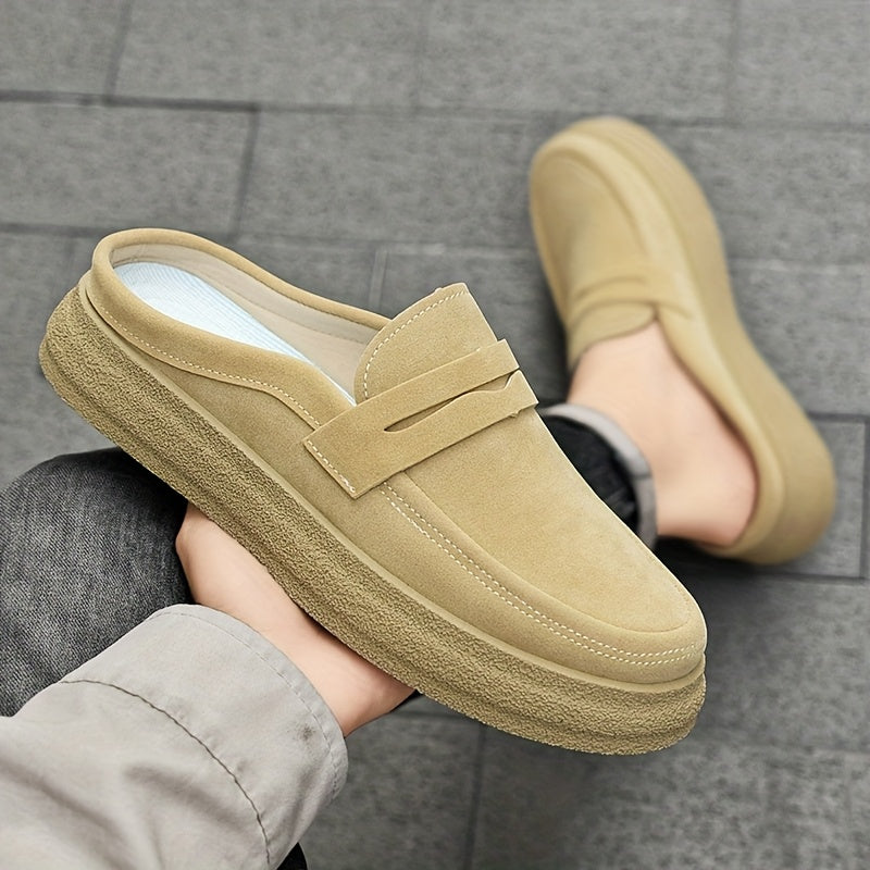 Men's Spring Outdoor Slip-On Thick-Soled Casual Slippers