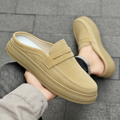 Men's Spring Outdoor Slip-On Thick-Soled Casual Slippers