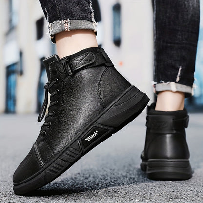 Men's Casual Ankle Boots - Stylish Outdoor Hiking Shoes