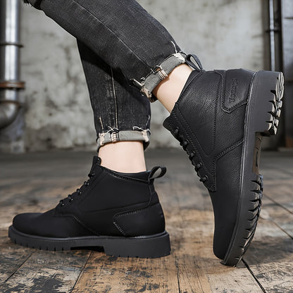 Men's Lightweight Casual Vintage Ankle Boots with Soft Sole