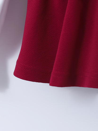 ' Fashionable Autumn Elegant Lapel Bow-Decorated Long-Sleeved Shirt And Straight Wide-Leg Trousers Two-Piece Set, for Outdoor