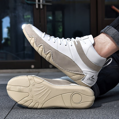 Men's Casual Ankle Boots Comfortable All-Season Walking Shoes