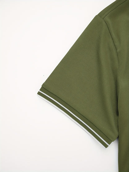 Men'S Quick-Dry Polo Shirt with a Collar for Summer - Breathable, Quick-Drying, Buttoned, Suitable for Beach, Golf, And Casual Office Wear, Smooth Texture Beach Tee - ayq