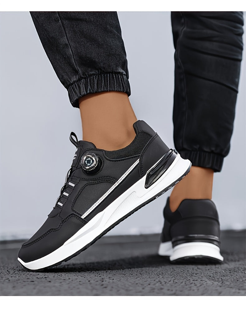 Plus-size Men's Road Running Shoes, Outdoor Walking Shoes, Cross-training Shoes, Trendy Sneakers, Versatile Casual Shoes, Student Low-top Skate Shoes for All Seasons: Spring, Summer, Autumn - ayq