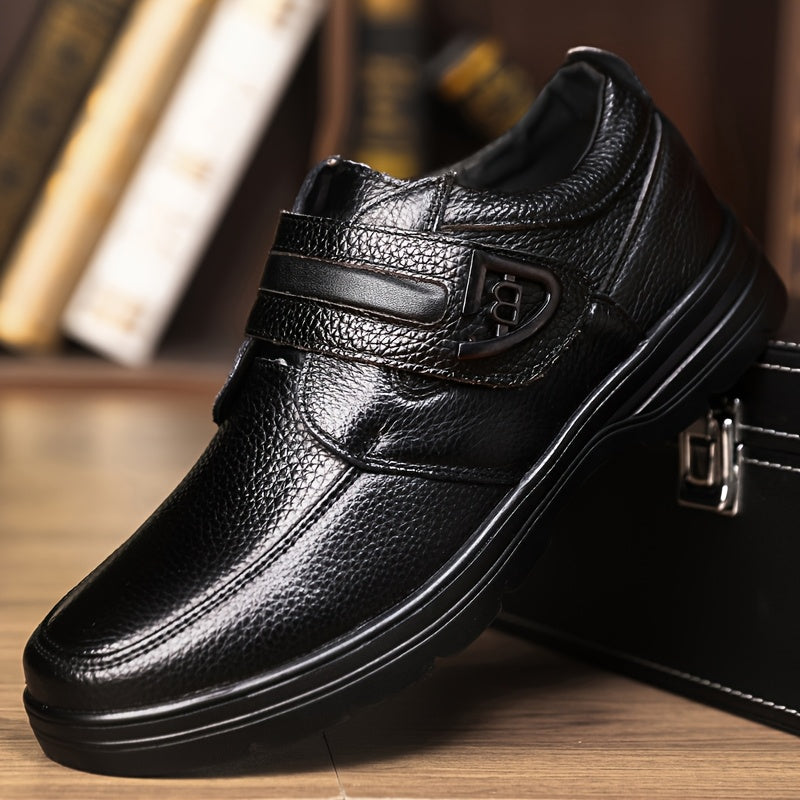 Men's Breathable Oxford Monk Strap Shoes with Soft Non-Slip Sole
