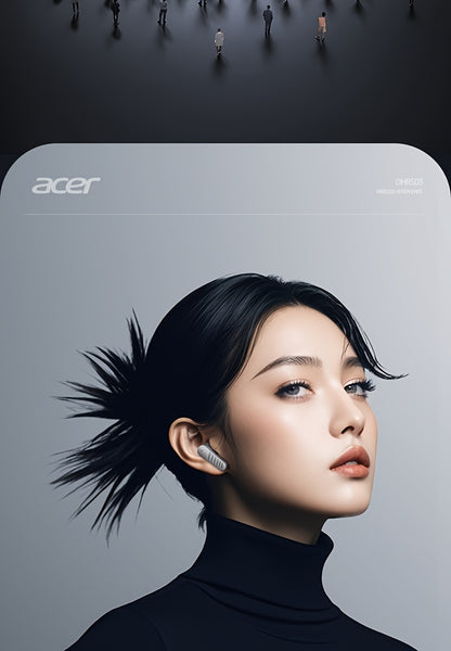 30h Wireless Earbuds Acer OHR503 Mini Sport Wireless Earbuds | Wireless Stereo, Long 30h Standby, Noise-Canceling, Comfortable Wear | Universal Fit, Latest Model, Touch Control