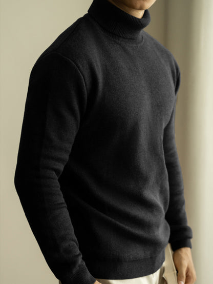 Men's High Neck Fashion Warm Comfortable Soft Skin-Friendly Commuter Sweater Inner Layer 1NG01