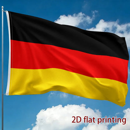 German Flag Polyester Fan Flag for Sports and Events