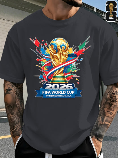 Men's FIFA World Cup Casual Printed Summer T-Shirt