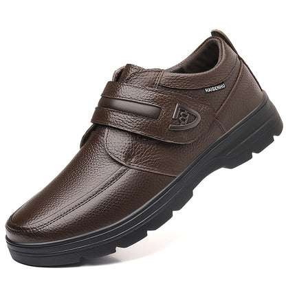 Men's All-Season Low-Cut Genuine Leather Casual Fashion Shoes