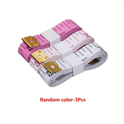 1/3/5pcs of Assorted Color Flexible Measuring Tape, Used for Body Measurements, Sewing, And in Centimeters. - ayq