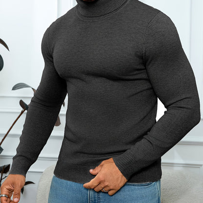 Men'S New Style Available in Multiple Colors, Classic Turtleneck Sweater