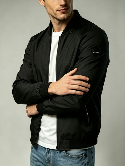 Men's Lightweight Windproof Baseball Jacket for Spring and Fall