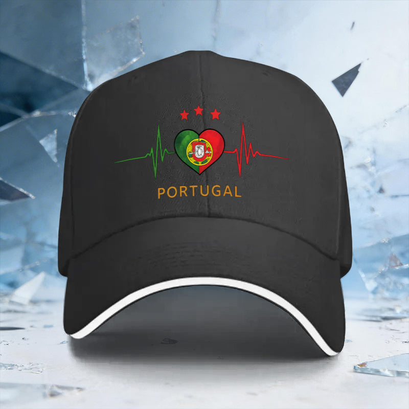 Adjustable Portuguese Flag Baseball Cap Lightweight for Outdoors
