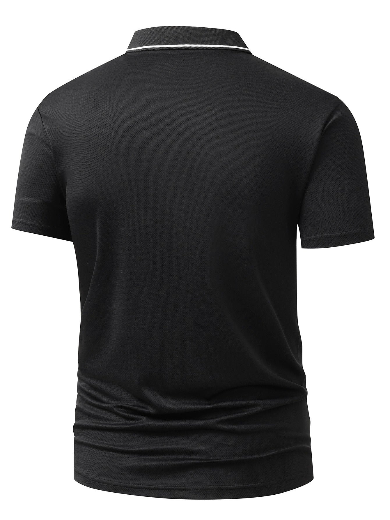 S8 Men'S Quick-Dry Polo Shirt | 4518 Stylish BQSS Design, Airy And Comfortable for Workouts, Casual Wear, And Trendy Lightweight And Sturdy Top with Short Sleeves And Button Features - ayq