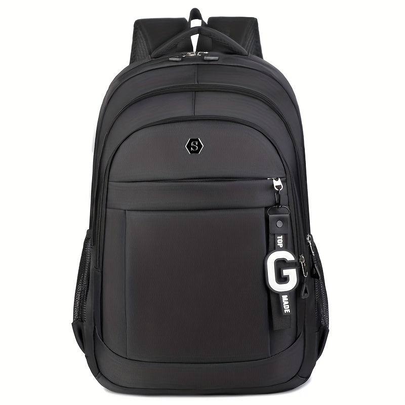 Men's Stylish Large Capacity Backpack - Black, Business  Travel Ready with Multiple Compartments, Durable Lightweight Design, Perfect for Daily Commute  Computer Use, Backpack for Travel, Highquality Luggage
