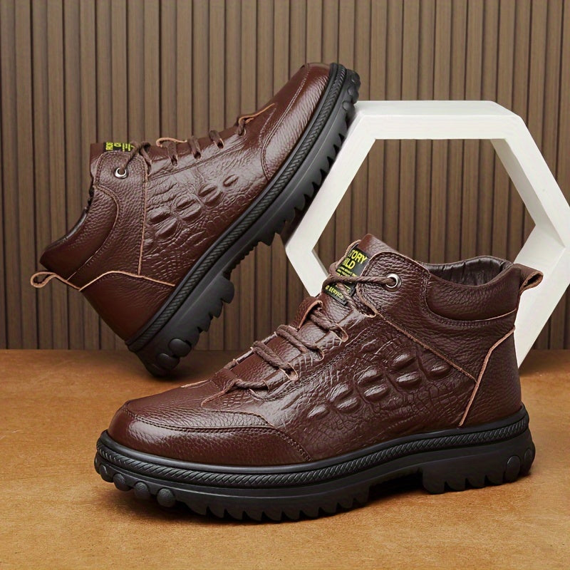 Genuine Leather High-End Plush Comfortable Warm Snow Boots