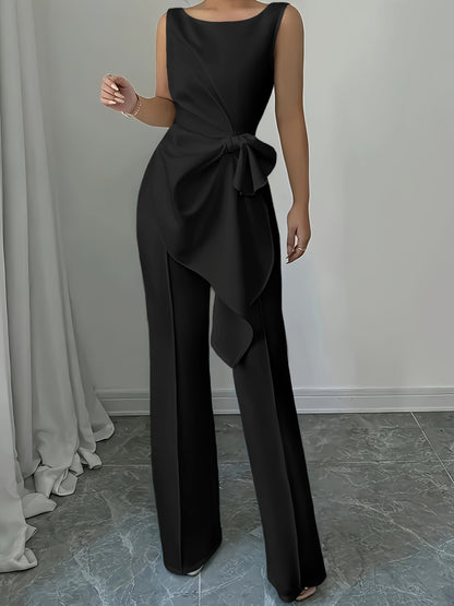 OM307B Elegant Women's Vest and Pants Set - Stylish Casual Elegance
