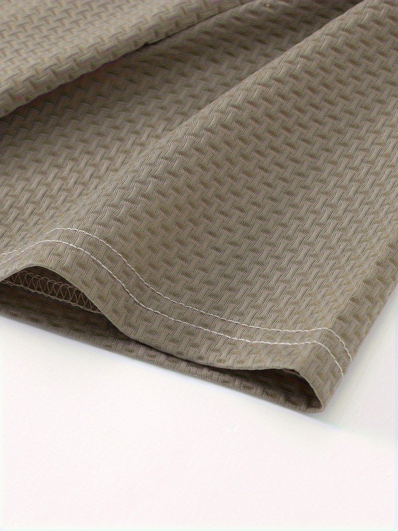 FS1128 Style Men'S Jacquard Polo Shirt with Unique Print Patterns, Casual Short Sleeves, Summer Fashion, Breathable Embossed Top, a Perfect Gift - ayq