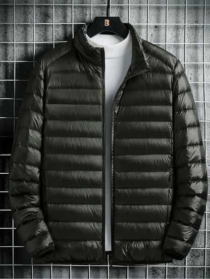 Men's Lightweight Jacket, Fashionable and Warm for Autumn and Winter, Perfect for Casual Outings