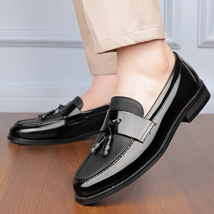 Men's Casual Slip-On Ankle Loafers with Rubber Sole