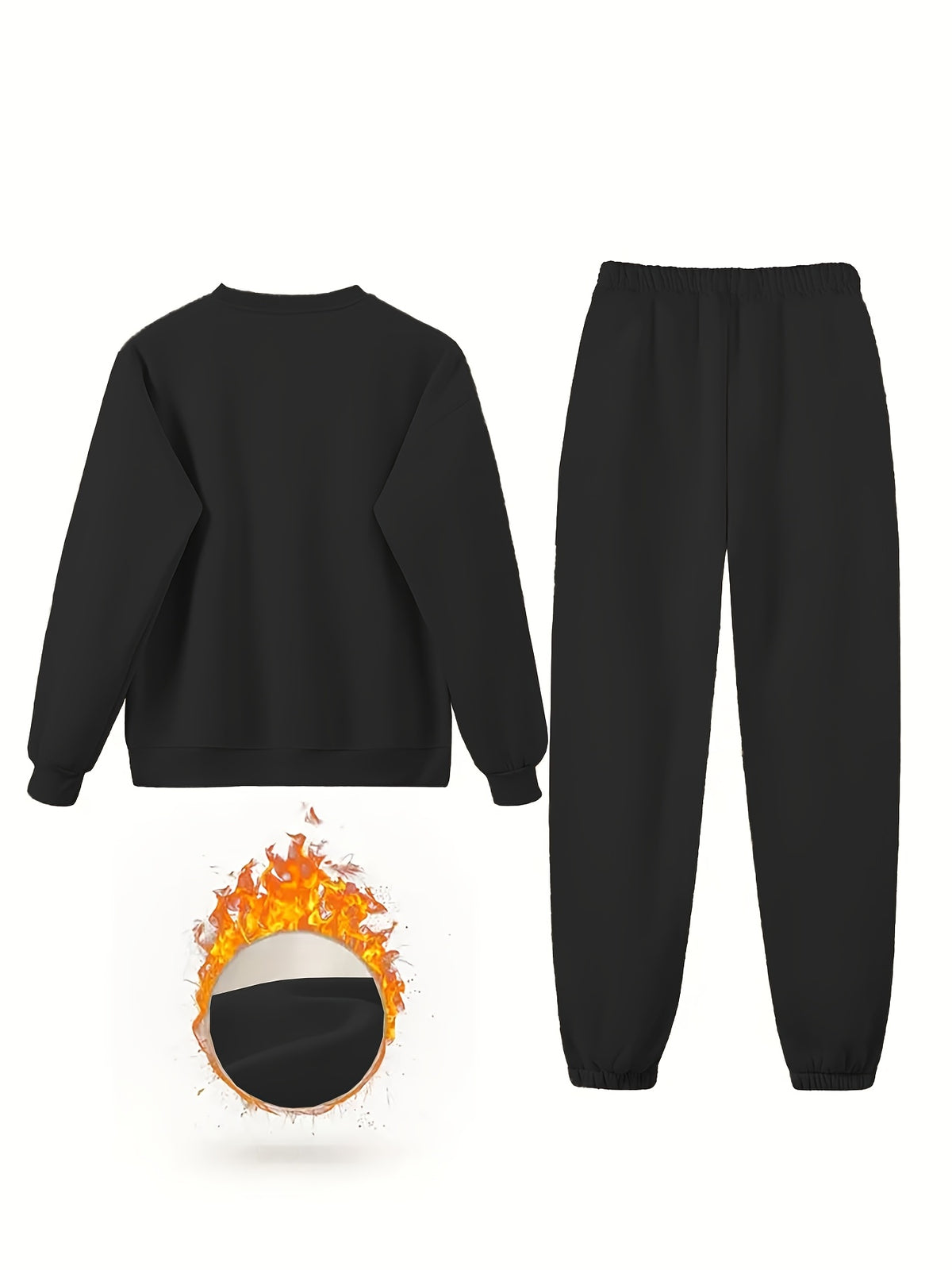 Women’s Casual Fall/Winter 2-Piece Long Sleeve Sweatsuit Set
