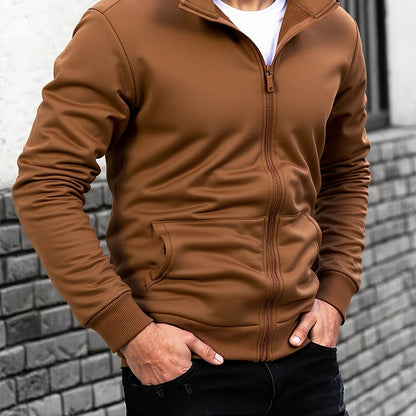 Men's Thermal Jacket - Extreme Cold Weather Zip-Up Coat with Full-Zip Exterior/Interior Layering - Lightweight Anti-Scratch Windproof Outerwear for Skiing, Camping, Hiking - Machine Washable Winter Jacket in Black/Navy/Gray/B