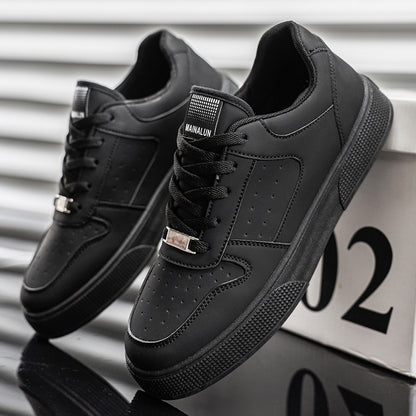 2color Men'S Fashionable Multifunctional Sports and Leisure Shoes | Anti-Slip, Durable, Breathable Fabric Lining, Black/White - Suitable for Indoor, Vacation, and Daily Wear - ayq