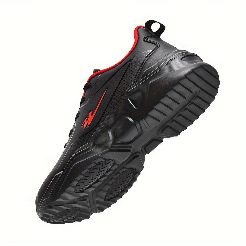 Shuangxing Men's Comfortable Sneakers - Fashionable Running Shoes with Lace-Up Closure, Breathable Fabric Lining, and Durable Sole for Every Season