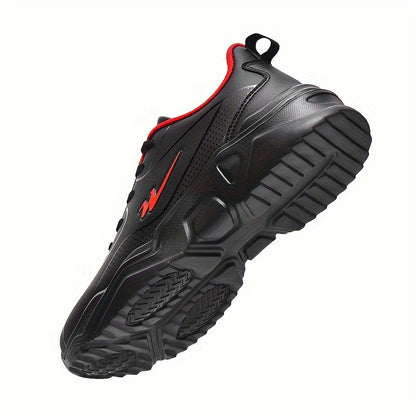 Shuangxing Men's Comfortable Sneakers - Fashionable Running Shoes with Lace-Up Closure, Breathable Fabric Lining, and Durable Sole for Every Season