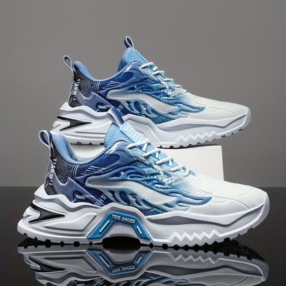 Men's Low-Top Skate Shoes - Breathable PU/Fabric Upper, EVA Cushioned Insole  Durable PVC Sole - Lace-Up Design with Letter Print/Stripes/Solid Colors for Urban Streetwear  Casual Wear