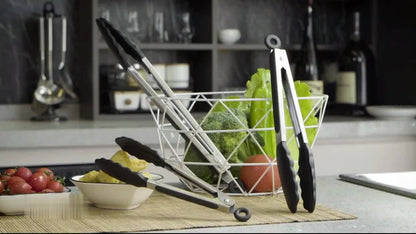 1pc of cooking clips, kitchen clips with silicone tips, locking clips, heavy duty, good grip, 7, 9, 30.48 cm, black grill toppers