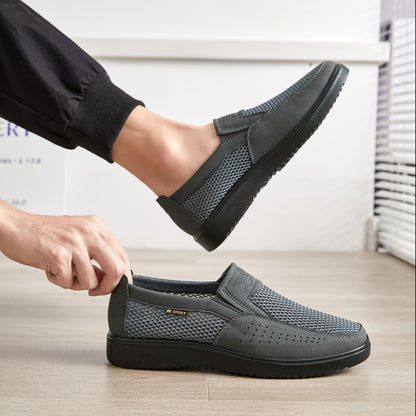 Men's Breathable Slip-On Casual Large Size Sneakers - ayq