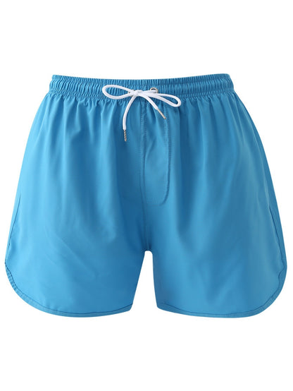 Men's Quick-Dry Swim Trunks with Paris Print, Lightweight & Comfortabl