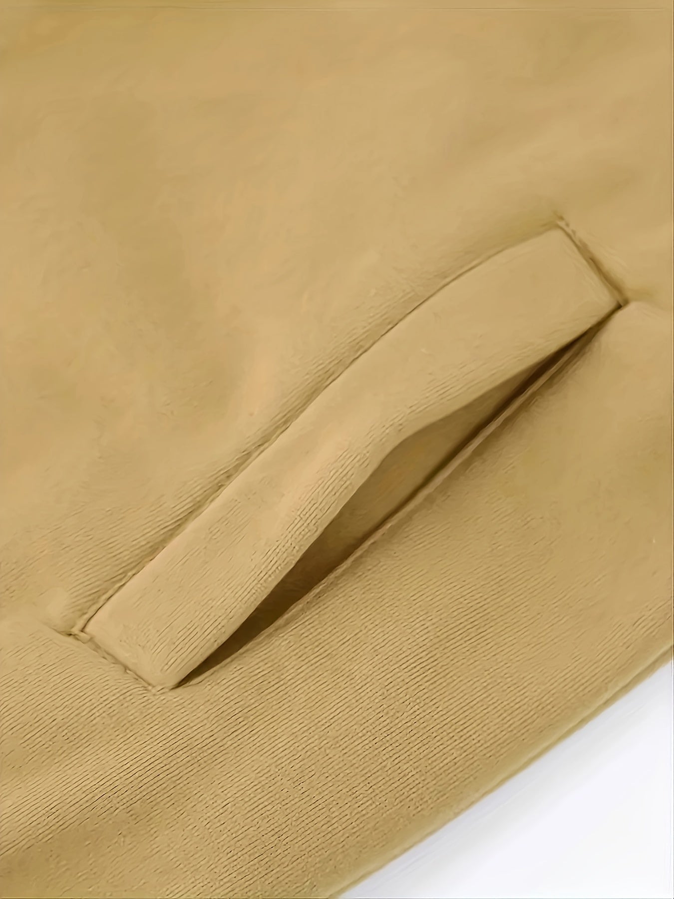 Men's Autumn and Winter Zipper Sweater Contrast Color Shoulder Sleeve Hoodie