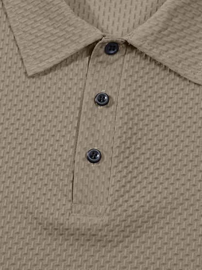 New Arrival of Plus-Size Men'S Polo Shirts, Featuring Short Sleeves And Classic Details Like a Collar And Buttons, Perfect for Casual Everyday Wear - ayq