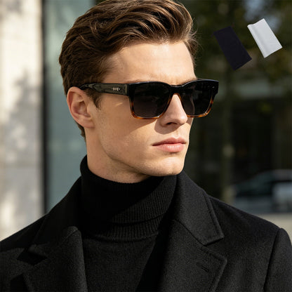Vintage Square Men's Sunglasses UV400 Protection Unisex
