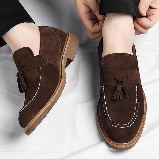 Men's Vintage Tassel Loafers - Casual Business Dress Shoes