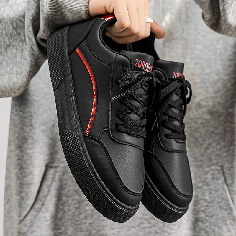 Men'S Casual Sneakers with a Easy And Versatile Thick Sole, Perfect for Daily Commuting And Comfort. Fashionable Low-Top Casual Shoes That Elevate Height, Easy to Maintain with a Upper, Trendy Footwear for Men - ayq