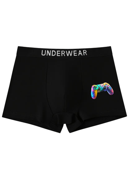5-Pack Boys' Cotton Boxer Briefs with Sports Prints, Regular Fit