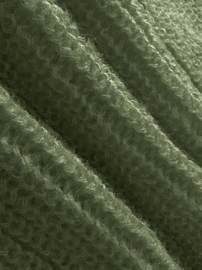 Women's Autumn Winter Sweater V-Neck Sleeveless Pullover with Wide-Leg Pants Elegant Two-Piece Set