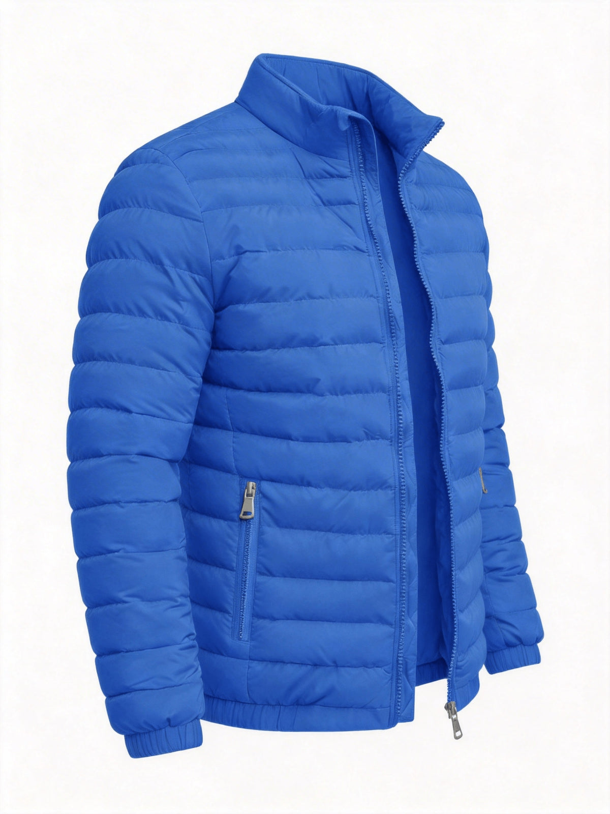 Men's Lightweight Windproof Casual Jacket with Stand Collar