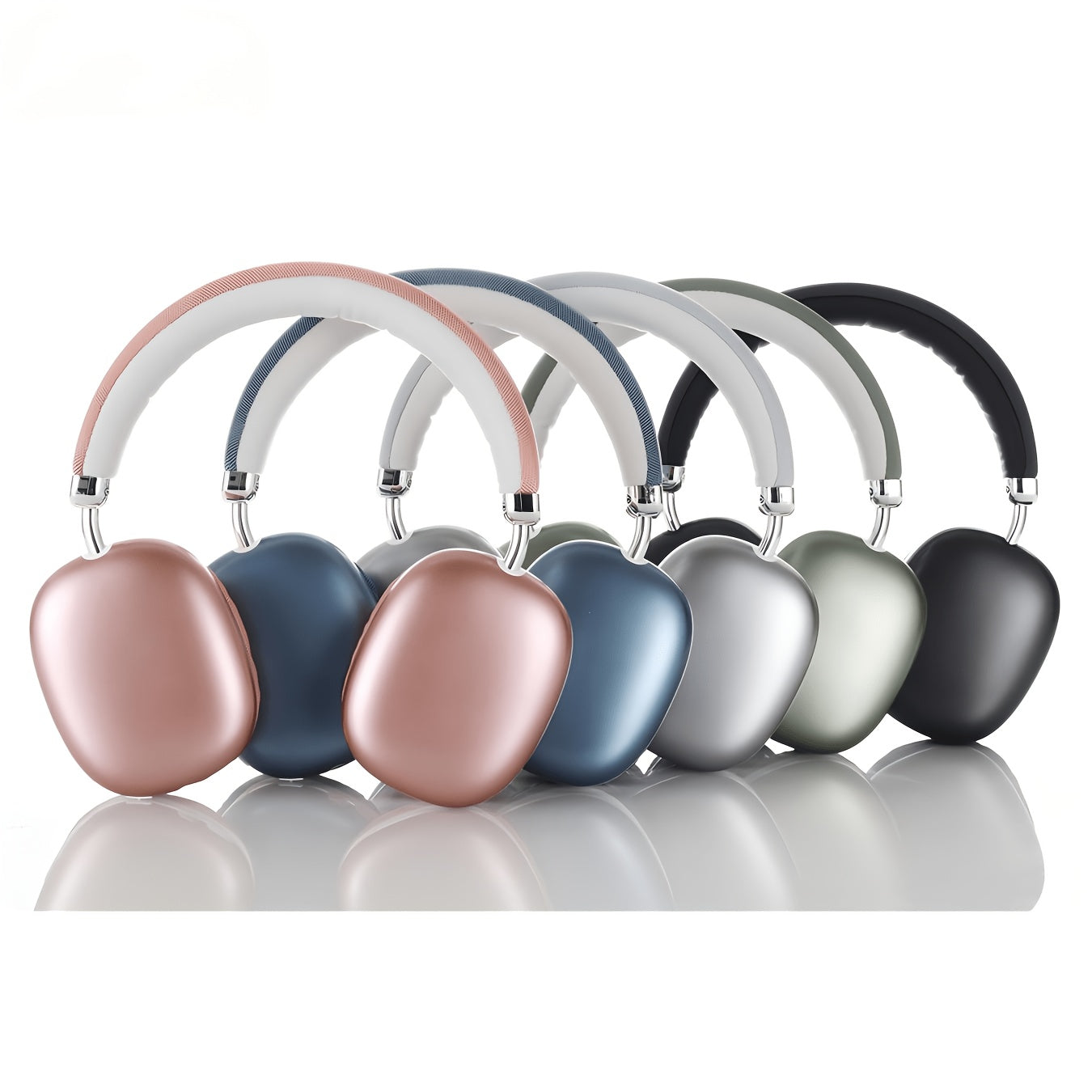 Wireless Over-Ear Headphones with Mic and Type-C Charging